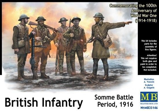 1:35 British Infantry Somme Battle 1916