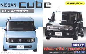 1:24 Nissan Cube EX/Agiactive with Window Frame Masking Stickers