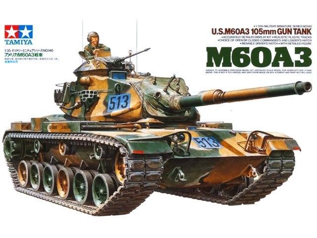 1:35 U.S. M60A3 105mm Gun Tank