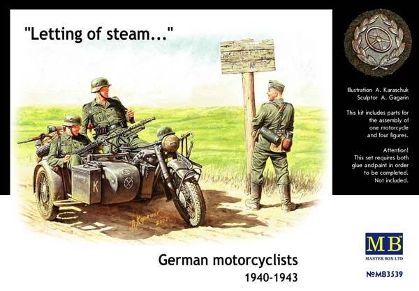 1:35 German motorcyclist 1940-1943