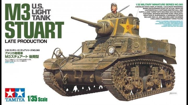 1:35 U.S. Light Tank M3 Stuart Late Production