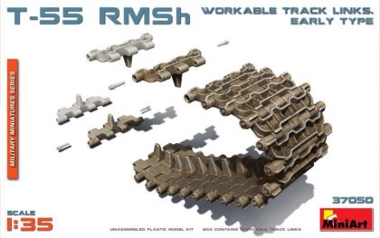 1:35 T-55 RMSh WORKABLE TRACK LINKS. EARLY TYPE