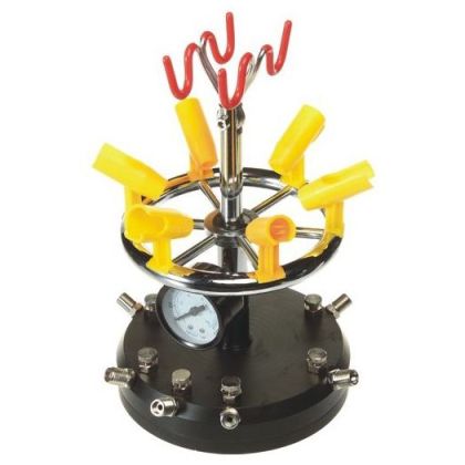 H18 rotary holder for 8 airbrushes