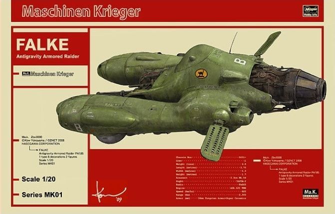 1:20 Falke Antigravity Armored Raider Pkf.85