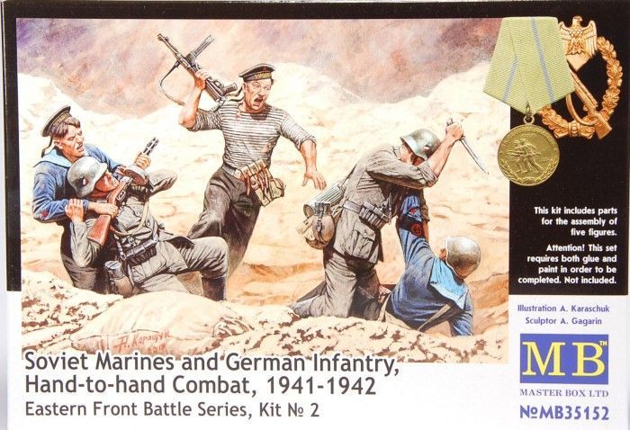 1:35 Soviet Marines and German Infantry, Hand-to-hand Combat 1941-1942