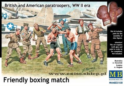 1:35 Friendly boxing match - British and American paratroopers