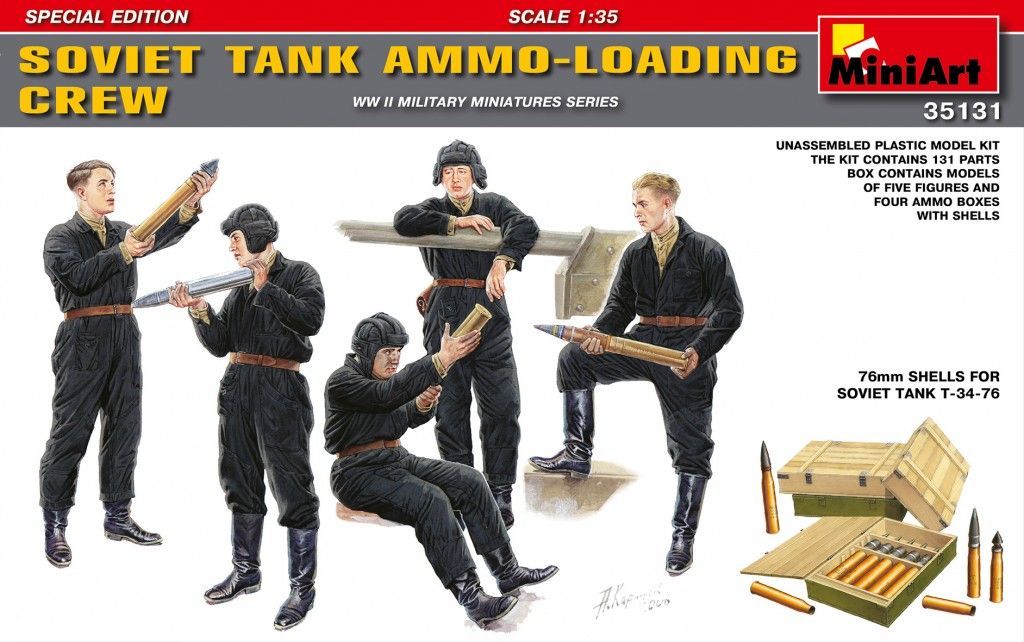 1:35 Soviet Tank Ammo-Loading Crew
