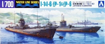 1:700 I-1 & I-6 Japanese Submarine