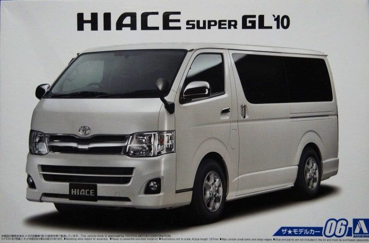 1:24 Toyota TRH200V Hiace Super GL '10