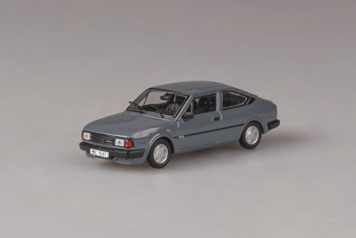 1:43 Škoda Rapid 136 (1987) - Šedomodrá Tmavá