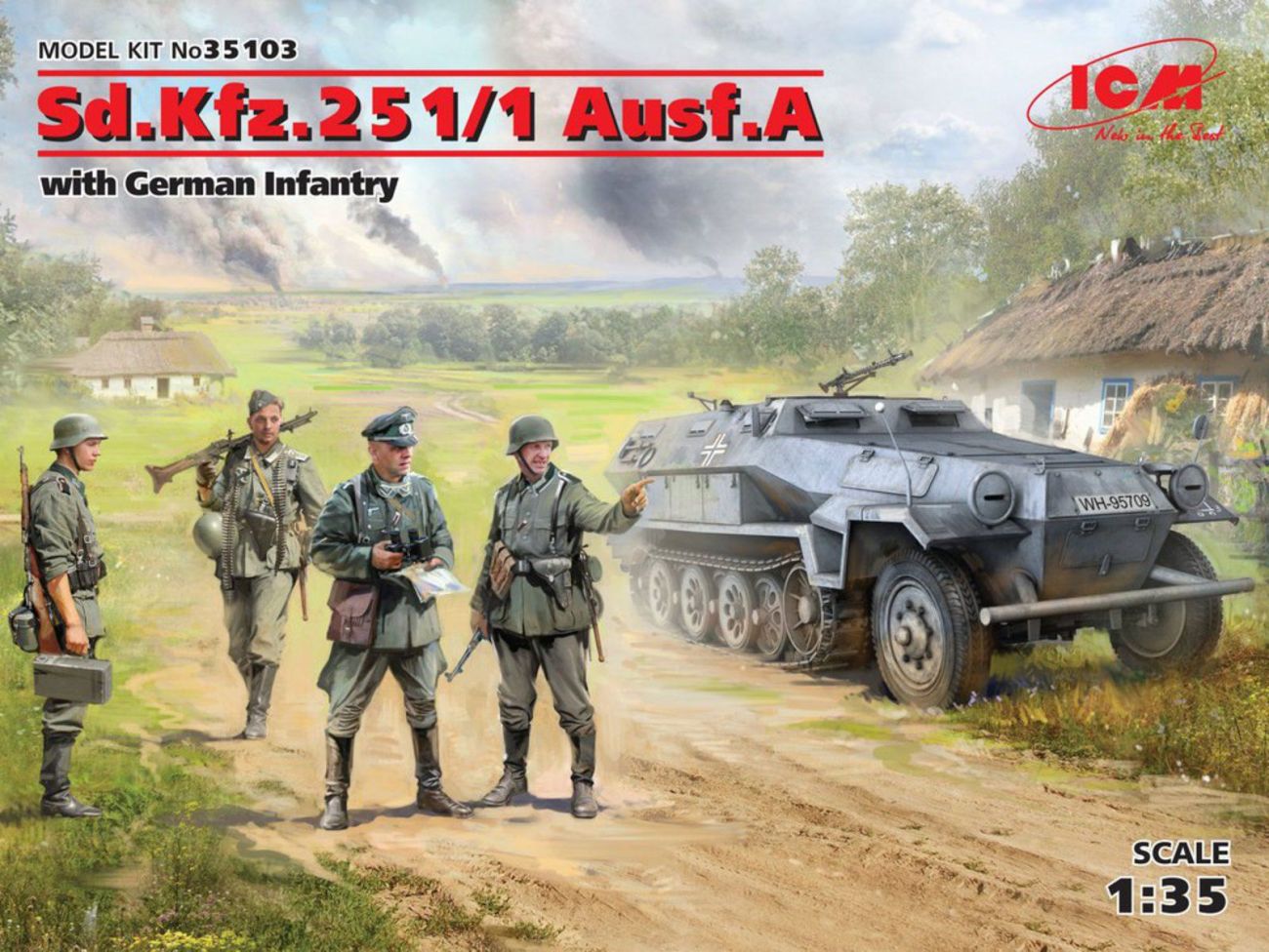 1:35 Sd.Kfz.251/1 Ausf.A with German Infantry