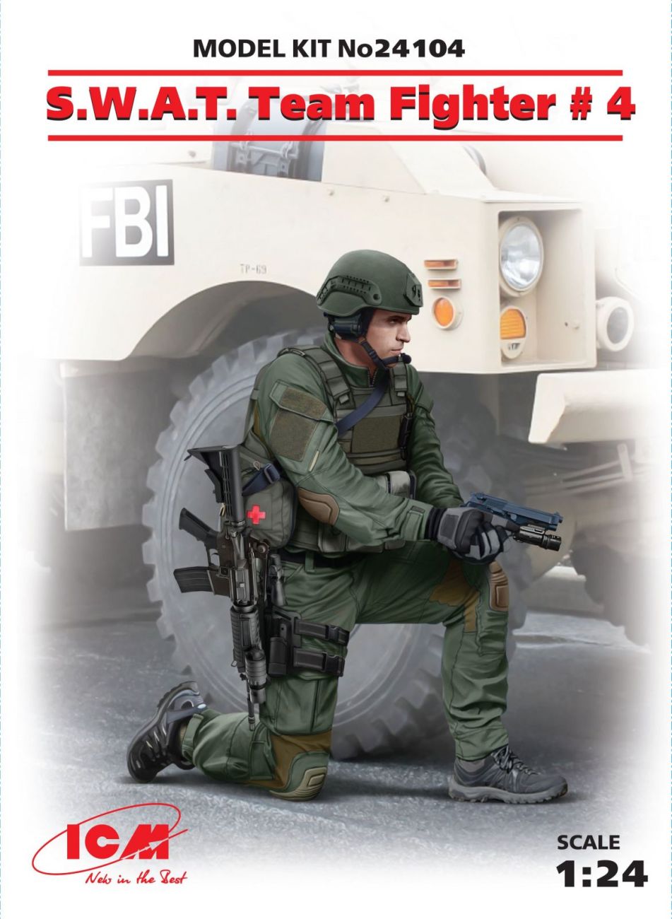 1:24 S.W.A.T. Team Fighter No4