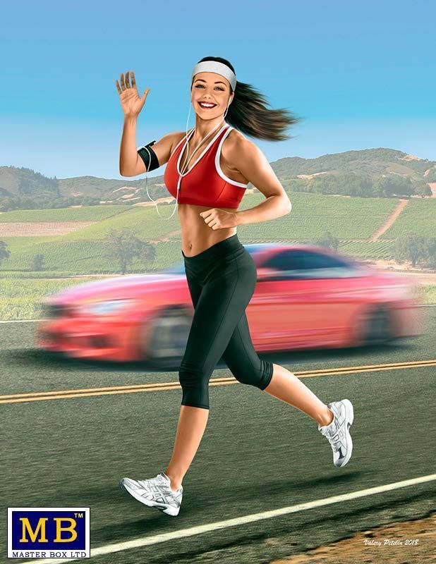 1:24 Jogging some miles. Tyra.