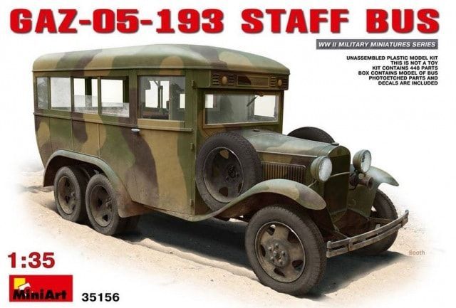 1:35 GAZ 05-193 Staff Bus