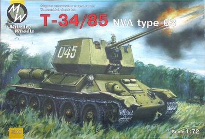 1:72 T-34/85 NVA type 63