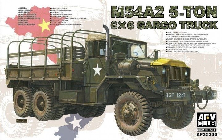 1:35 M54A2 5-ton 6x6 Cargo Truck