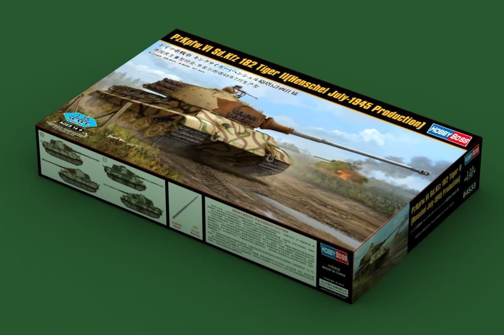 1:35 Pz.Kpfw.VI Sd.Kfz.182 Tiger II (Henschel July-1945 Production)