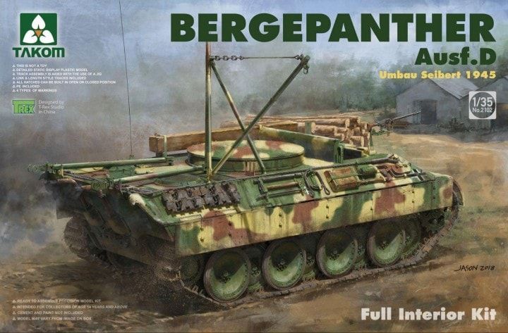 1:35 Bergepanther Ausf. D Umbau Seibert 1945