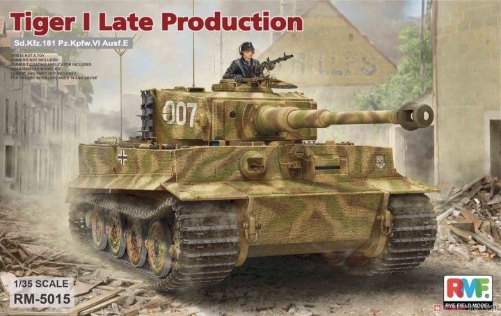 1:35 Sd.Kfz. 181 Pz.kpfw.VI Ausf. E Tiger I Late Production
