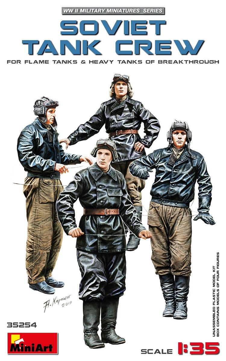1:35 SOVIET TANK CREW (for Flame Tanks & Heavy Tanks of Breakthrough)