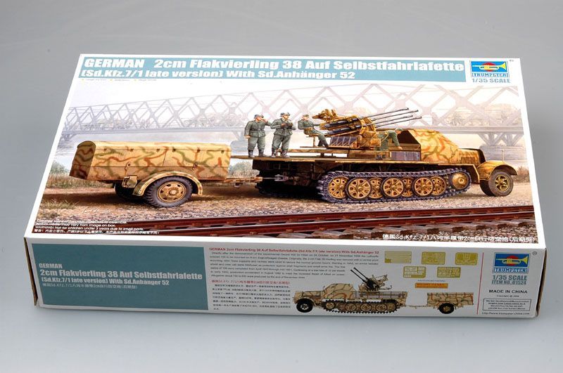 1:35 German 2cm Flakvierling 38 auf Selbstfahrlafette (Sd.Kfz.7/1)