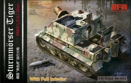 1:35 Sturmmörser Tiger RM61 L/5,4 / 38 cm With Full Interior