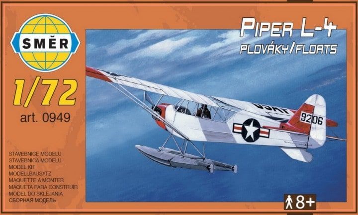 1:72 Piper L-4 floatplane