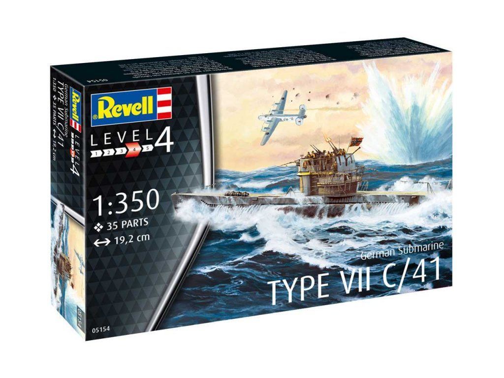 1:350 German Submarine Type VIIC/41