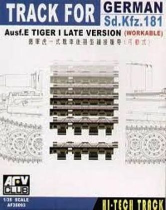 1:35 Workable Track for Tiger I Ausf. E Late Version