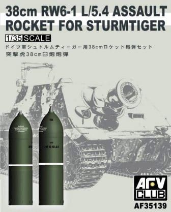 1:35 38cm RW6-1 L/5.4 Assault Rocket for Sturmtiger