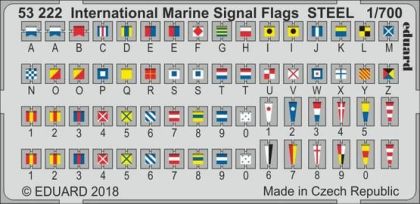 1:700 International Marine Signal Flags STEEL