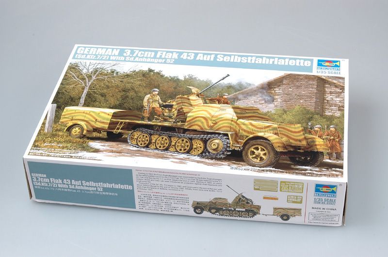 1:35 German 3.7cm Flak 43 auf Selbstfahrlafette (Sd.Kfz.7/2)