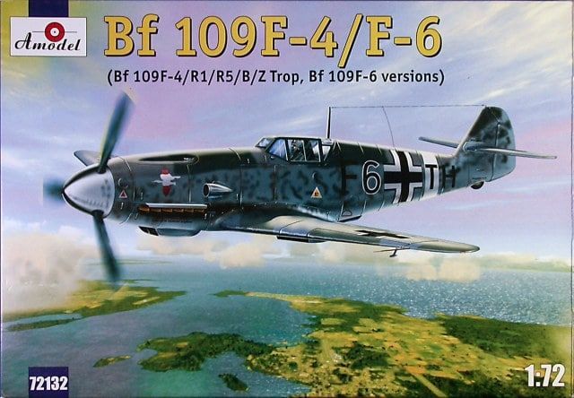 1:72 Bf 109F-4/F-6 (Bf 109F-4/R1/R5/B/Z Trop, Bf 109F-6 versions)