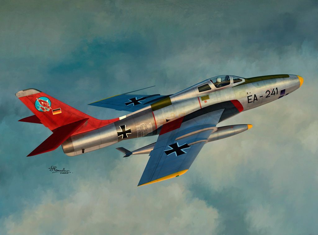 1:72 RF-84F Thunderflash (USAF,Luftw.,NO,France)