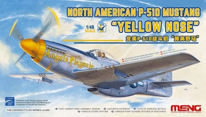 1:48 North American P-51D Mustang `Yellow Nose`
