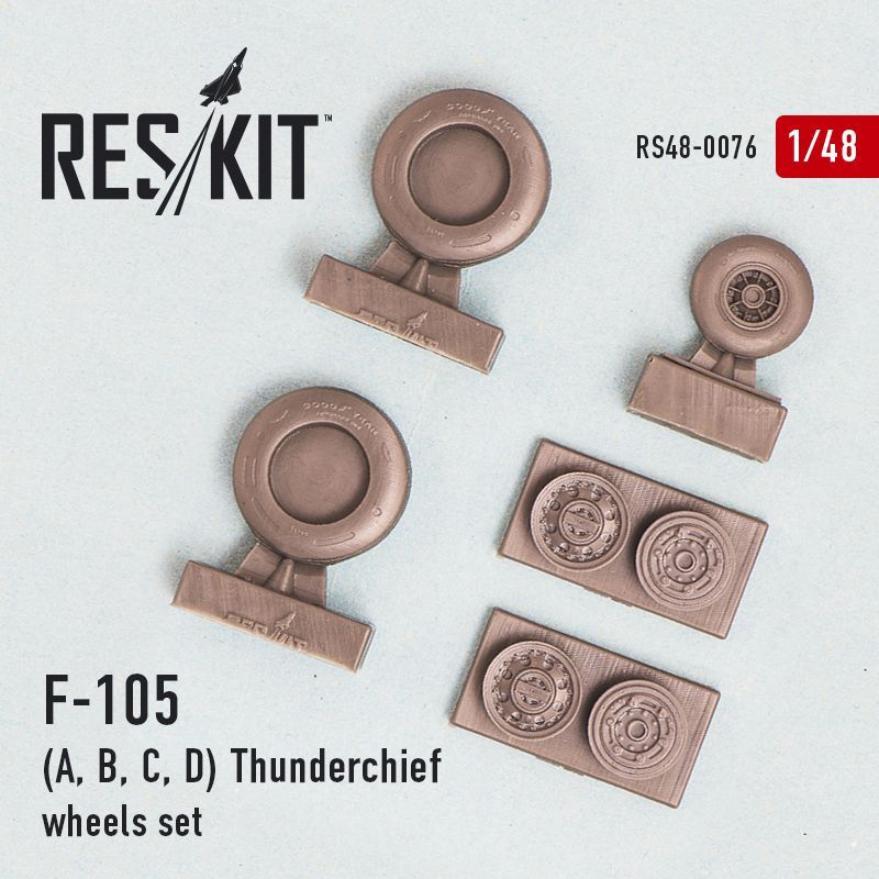 1:48 F-105 (A, B, C, D) Thunderchief Wheels Set