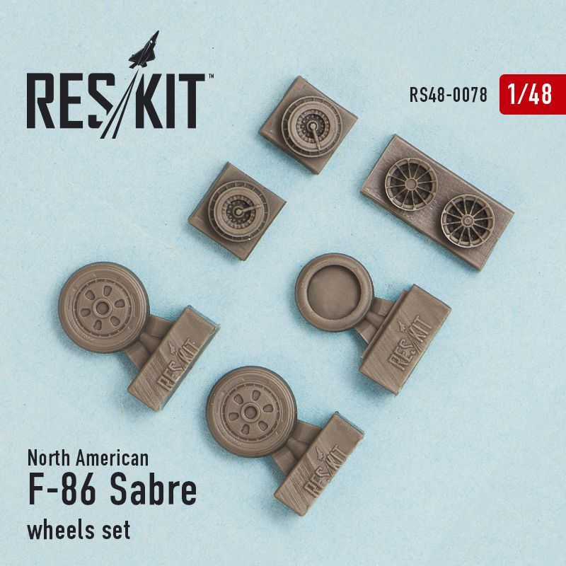 1:48 North American F-86 Sabre Wheels Set