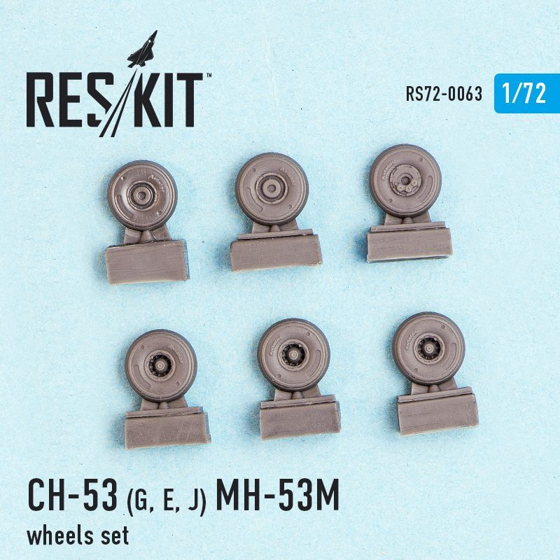1:72 CH-53 (G, E, J) MH-53M Wheels Set