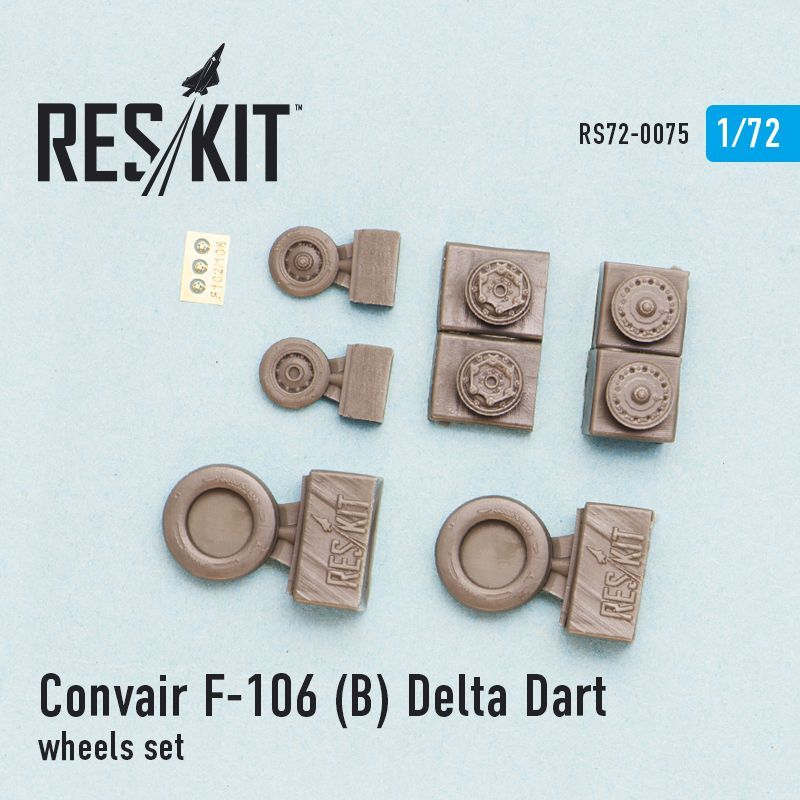 1:72 Convair F-106 (B) Delta Dart Wheels Set