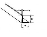 Profil L (1 pcs)  H-3,2mm W-3,2mm T-0,8mm L-375mm