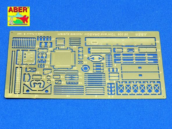 1:35 Tow and Dragon missile systems
