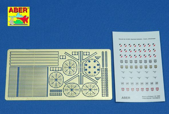 1:16 German helmets - liners, chinstrap