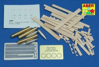 1:16 8,8cm Tiger I A/T Ammo with box