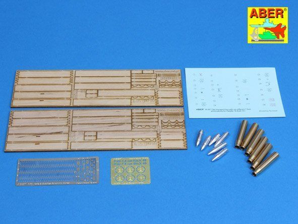 1:16 Two transport box with six different 7,5cm ammo for PzKpfw. IV, Ausf, H-J