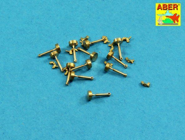 1:16 Wing nuts with turned bolt x 12 pcs.