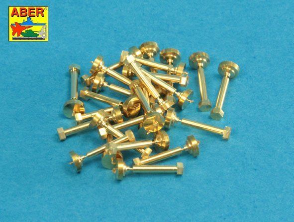 1:16 Turned imitation of Hexagonal bolts 1,6 x 6,0 mm x 25 pcs.