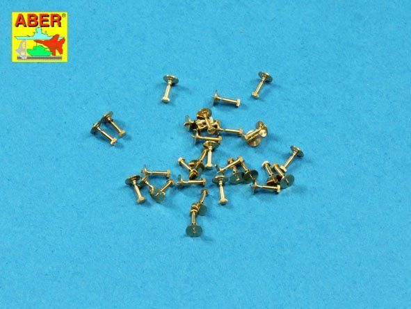 1:16 Turned Hexagonal bolts (1,34x2,60mm) x 30 pcs.