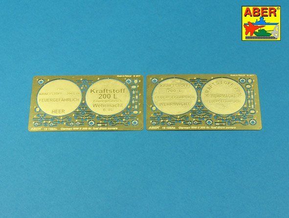 1:16 German WW II 20L Jerry Can closings & 200L fuel drum covers (choice A)
