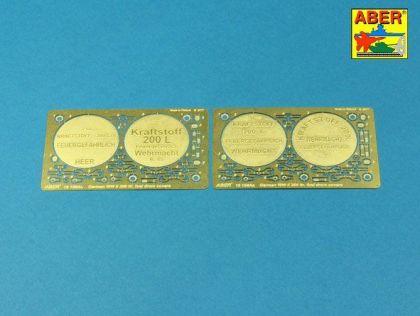 1:16 German WW II 20L Jerry Can closings & 200L fuel drum covers (choice A)