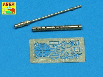 1:16 Turned barrel for German machine gun MG34